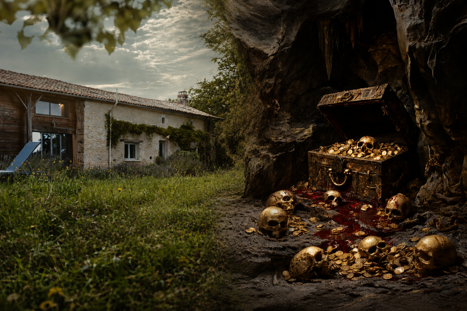 Escape Night Limort – Le Trésor Maudit, demeure isolée à Limort